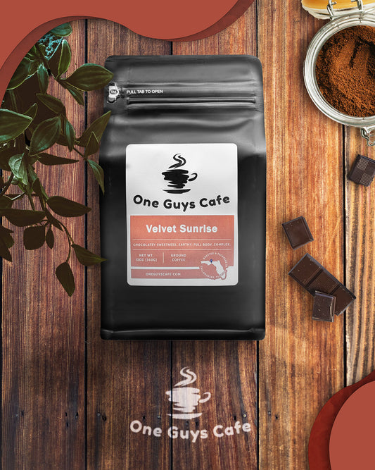 Velvet Sunrise medium roast coffee blend